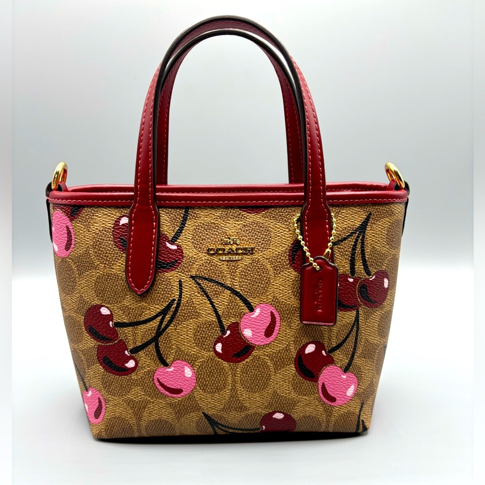 **SOLD** Coach Cherry Mini City Tote NWT